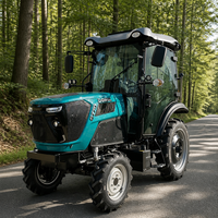 Tracteur agricole compact 4x4 de 70 CV à transmission par engrenages, multifonctionnel, avec moteur Euro 5 et homologation CE pour les opérations agricoles