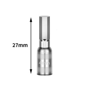 H4 Nut điều khiển tay công cụ lục giác ổ cắm nhỏ 2.5 3.0 3.5 4.0 4.5 5.0 5.5mm với 6 điểm Hex Shank ổ cắm h4x28mm - Product Image 6