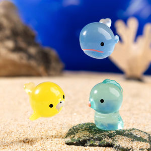 Personnalisé Micro-paysage Créatif Lumineux Méduse Requin Animal Marin Fish <span class=keywords><strong>Tank</strong></span> Aménagement Paysager Bijoux Petits Ornements - Product Image 4