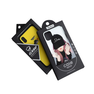 Tùy Chỉnh Sang Trọng Màu Trắng In Thẻ Đen Dày Hộp Các Tông Bảo Vệ Trường Hợp Điện Thoại Bao Bì - Product Image 2