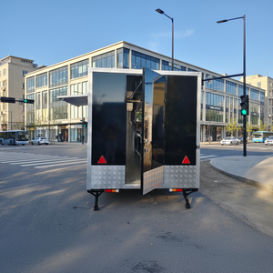 Remorque de restauration rapide pour snacks BBQ, camion de restauration mobile, chariot de vente ambulante, cuisine complète en acier inoxydable, 1000 unités - Product Image 3