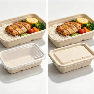 Conteneur alimentaire rectangulaire personnalisé à succès avec couvercle, boîte d'emballage alimentaire jetable pour restaurant à emporter - Product Image 6