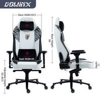 Chaise de jeu en gros Dowinx, nouveau design, chaise de jeu de luxe, Cadeira Gamer avec massage et ventilation, chaise de bureau pivotante