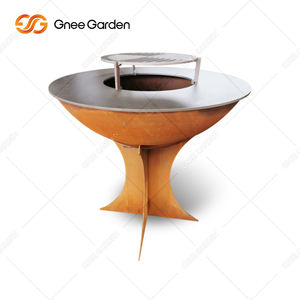 Parrilla de barbacoa de acero Corten de grado comercial para patio trasero y eventos - Product Image 2