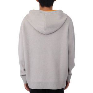 Pull à manches longues avec LOGO personnalisé OEM & ODM pour hommes Pull-over tricotés design d'hiver Pull à capuche en tricot pour hommes - Product Image 3