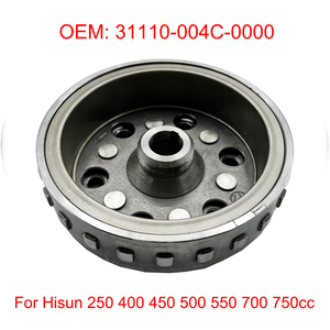 Nouveau rotor de magnéto EFI en acier pour ATV/<span class=keywords><strong>UTV</strong></span>, référence 31110-004C-0000, pièce de rechange pour <span class=keywords><strong>Hisun</strong></span> <span class=keywords><strong>250</strong></span> 400 450 500 550 700 750cc - Product Image 2