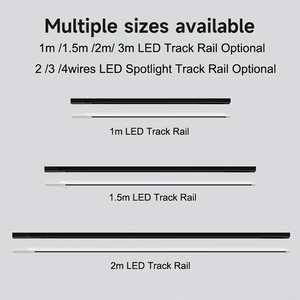 Barre de voie en aluminium à 2 fils de haute qualité montée en surface et encastrée Source de lumière LED Luminaires à <span class=keywords><strong>rail</strong></span> de guidage à un circuit - Product Image 3