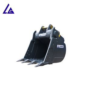 Un secchio idraulico multifunzionale con funzioni di scavo, livellamento, caricamento e presa - Product Image 1