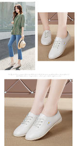 Ballerine alla Moda in Pelle PU Scarpe Casual Estive da <span class=keywords><strong>Donna</strong></span> <span class=keywords><strong>Mocassini</strong></span> Comodi con Lacci Suola Morbida - Product Image 5