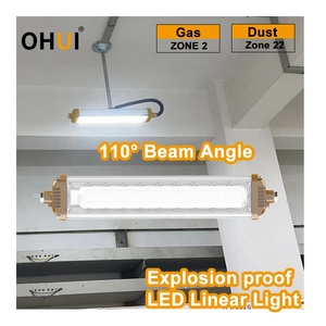 IP66 IIC ไฟ LED กันระเบิดเชิงเส้น40W/50W/60W สำหรับโซน2 22 2FT แถบ CRI 80Ra อุณหภูมิสี3000-6500K - Product Image 2