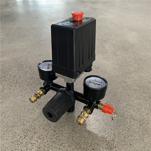 Interruptor de Presión Diferencial, Repuesto para Compresor de Aire, Controlador de Presión Automático de Plástico Negro para Compresores de Tornillo y Recíprocos - Product Image 3