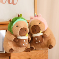 Personnaliser 20/30/40 cm doux et mignon Capybara en peluche peluche poupée cadeau de fête d'anniversaire pour enfants filles garçons poupée en peluche