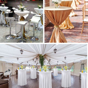 Ayakta masa örtüsü streç Spandex Bar kokteyl masası kapak bezler Spandex Bar masası masa örtüsü - Product Image 5