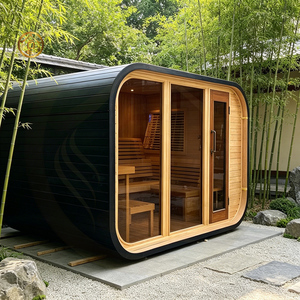 Generador de Vapor Seco Ecológico Moderno de 9KW para Sauna de Infrarrojos Lejanos, de Madera Maciza de Hemlock, Enchufe Comercial, para 4 Personas, Marca <span class=keywords><strong>JTT</strong></span> - Product Image 6
