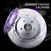 Vente flash Mise à niveau 9200 Kit d'étriers de frein surdimensionnés Disque de frein 330/345 mm Rotor Jantes 16/17/18 pouces pour Ford Hyundai KIA Peugeot Citroën