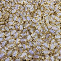 Perles d'espacement en laiton plaqué or, pour fabrication de bijoux, 50 pièces, bricolage