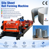 Machine automatique de formage de rouleaux de tôles ondulées pour silo à céréales, pour la production de panneaux en acier galvanisé