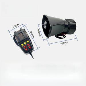 Siren Horn,7-Tone Alarm Horn, Car and Motorcycle PA System Horn, 12V Wireless Remote Control Alarm Horn - Product Image 6