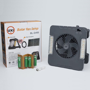 Lámpara Solar con Ventilador UXI BL-G450 con Luz LED y Repelente de Mosquitos para Uso en Interiores y Exteriores - Product Image 2