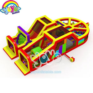 High Quality Safety Hot Sale Wholesale Custom New Design China Inflatable Match Obstacle Course - Product Image 1