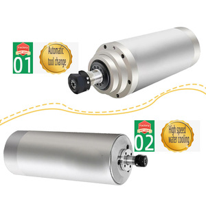 CNC LY Holz bearbeitungs fräsmaschine 1,5 kW/2,2 kW NEU Spindel <span class=keywords><strong>motor</strong></span> Kosten günstige ATC-Lager BT40/BT30 Gelenke Gravur werkzeug - Product Image 6
