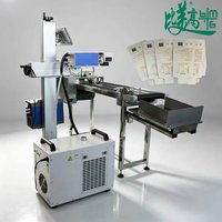 Graveur laser UV à alimentation par pagination réglable avec module de codage QR pour les emballages alimentaires composites