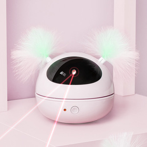 Wholesale Modern Automatic Electric Intelligent Self-Hi Infrared Laser Cat Toy Plastic Promotional Model PET-UZ-2104 Made China