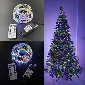 ไฟ LED กันน้ำสำหรับภายนอกอาคาร 10ม.-200ม. แสงสีขาวอบอุ่น สายทองแดง ไฟประดับตกแต่งคริสต์มาส งานแต่งงาน และวันหยุด - Product Image 3