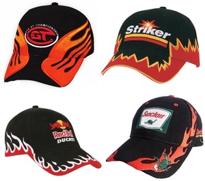 Gorra de carreras de béisbol de alta calidad del fabricante profesional BSCI estilo deportivo personalizado con patrón de punto de leopardo sombrero de bandera - Product Image 6