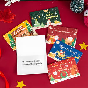 Premium High-End Paper Crafts for Festive Occasions-Elegant Envelope Message Cards for Wedding Valentine's Day Christmas