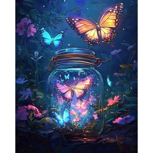 Tranh thêu kim cương 5D tùy chỉnh Van Gogh, tranh nghệ thuật pha lê đầy đủ, tranh nghệ thuật trừu tượng Đêm đầy sao, tranh trang trí tường thân thiện với môi trường - Product Image 2