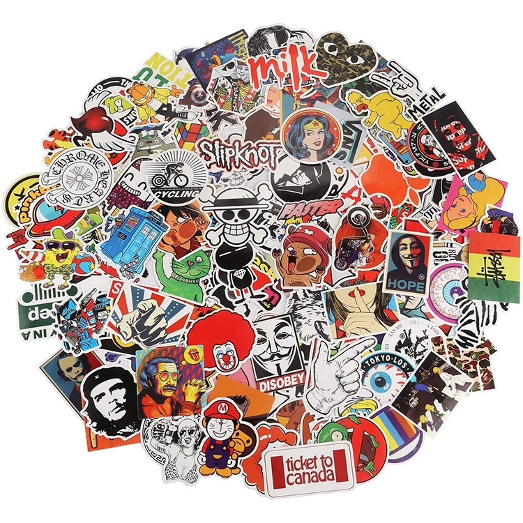 Лидер продаж на Amazon, высококачественные солнцезащитные и водонепроницаемые модные милые наклейки из ПВХ «сделай сам»