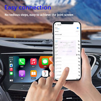 Adaptador Inalámbrico CarPlay Fuallwin, Dongle WIFI de 5 GHz + Conexión Dual USB Plug and Play para iPhone, 1 Año de Garantía