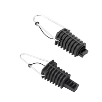 Serre-câble isolé Skocheng DCR-1/2 - Nylon PA66, acier galvanisé, 1kV, installation de câbles à faible tension, câble à fibres optiques ADSS