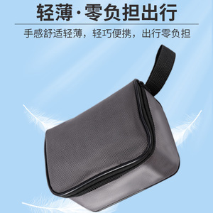 Bolsa digital multifuncional con asa y cremallera, bolsa de almacenamiento portátil para monitor de presión arterial, bolsa de almacenamiento para oxímetro de pulso de poliéster - Product Image 2