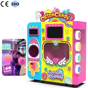 Riteng màn hình cảm ứng Thương mại đường kẹo bông Marshmallow Máy bán hàng tự động đầy đủ tự động kẹo bông xỉa Máy bán hàng tự động