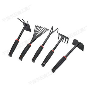 Garden Tools Set Steel Hand Tools With Plastic Handle For Digging Raking And Weeding - Product Image 1