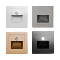 Infrarouge LED Capteur Humain Interrupteur Footwall Étapes Pied Lumière Encastré Couloir Escaliers