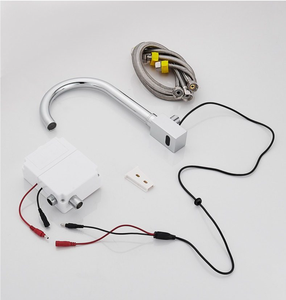 Grifo Automático <span class=keywords><strong>con</strong></span> Sensor de Pared <span class=keywords><strong>Cromado</strong></span>, Grifo de <span class=keywords><strong>Agua</strong></span> <span class=keywords><strong>El</strong></span>éctrico sin Contacto Infrarrojo, Higiene Manos Libres para Hospitales y Clínicas - Product Image 5