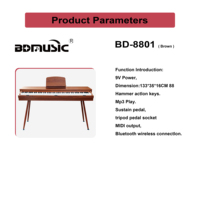 88 Tasten Klavier tastatur Instrument Profession elles elektronisches Digital piano mit 88 Tasten Schweres Hammer-Action-Musik instrument