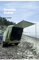 Tente de camping pour hayon de voiture, imperméable, quatre saisons, légère, pare-soleil, abri d'intimité