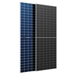 แผงโซลาร์เซลล์แบบยืดหยุ่นสองหน้า Solar 200Ah กำลังไฟ 620-640 วัตต์ ประสิทธิภาพสูง ติดตั้งบนโครงเหล็กสำหรับใช้งานในโรงงาน - Product Image 1