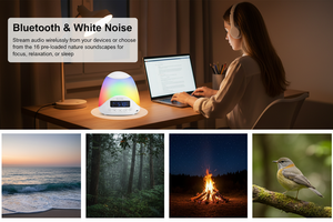 Machine à sons relaxants rechargeable pour bébés et adultes avec télécommande, service OEM ODM - Product Image 5