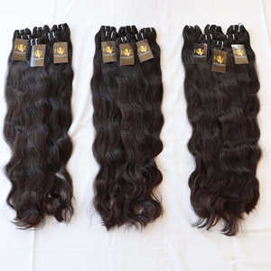 Best Quality 30 Inches Unprocessed Raw Indian Temple Human Hair 11A 12A Grade Virgin Mink Lace Cuticle Aligned Natural Wave - Product Image 1