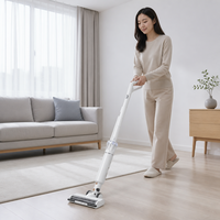 Aspirateur sans fil léger avec station de nettoyage, autonomie maximale de 35 minutes, avec divers accessoires pour de nombreux environnements
