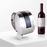 Etiquetas Adhesivas Impermeables para Control de Temperatura del Vino, Papel Adhesivo Reutilizable para Whisky y Vino
