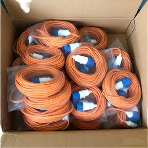 Câble d'extension de courant robuste et étanche IEC 16A 3P européen en cuivre pour camping-car, caravane et camping industriel - Product Image 1
