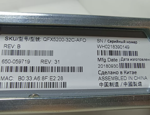 For Juniper QFX5200-32C-AFI QFX5200-32C-AFO <b>Switch</b> - Product Image 3