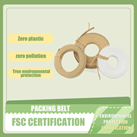 Ruban en papier biodégradable de haute qualité/emballage en papier en corde Cerclage Robinet Fabricant de sangle en papier