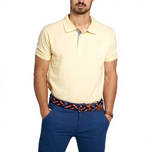 Polo de Manga Corta para Hombre, Otoño-Primavera, Estilo Casual de Negocios, Color Sólido, Bordado, Nuevo, Tejido de Punto - Product Image 4